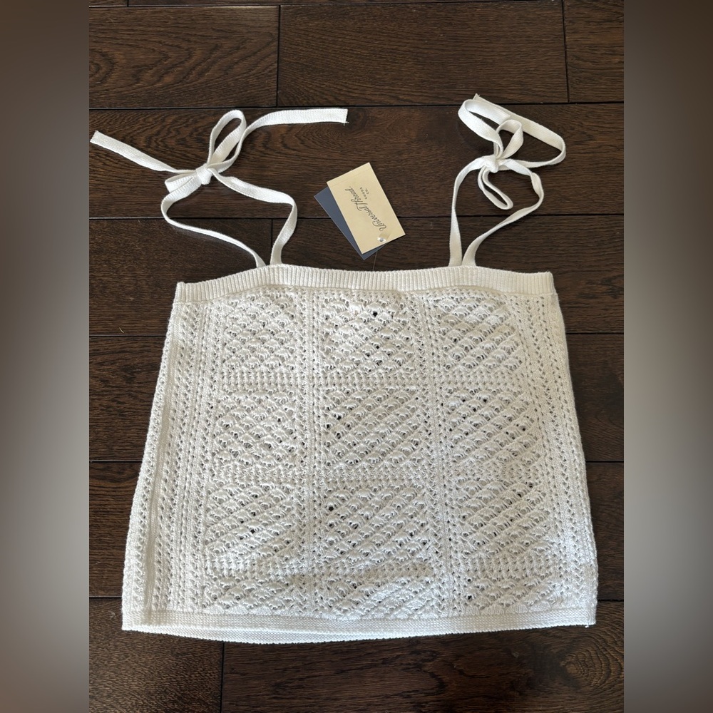 Universal Thread White Crochet Camisole